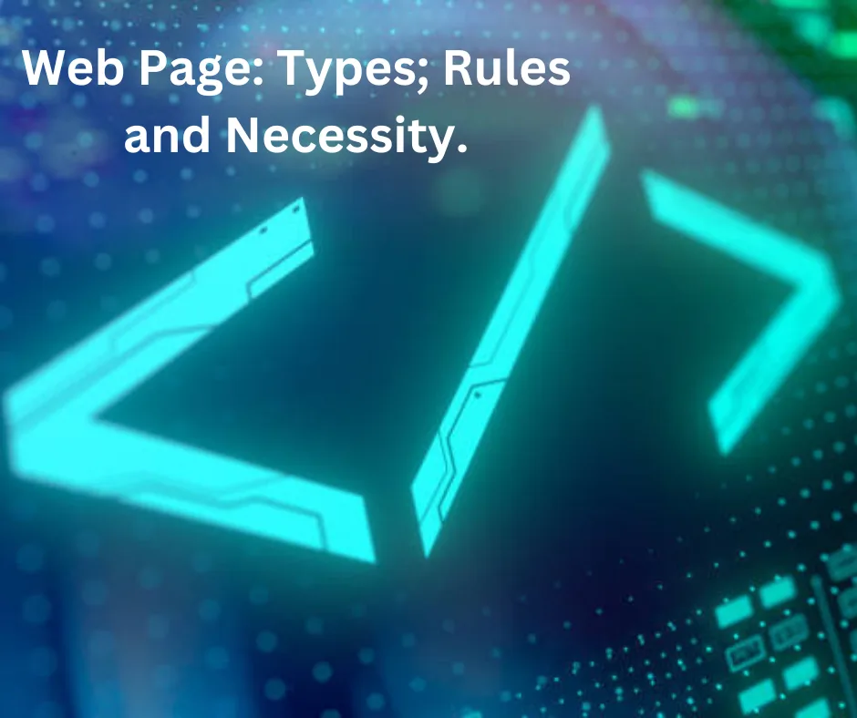 Web Page: Types; Rules and Necessity