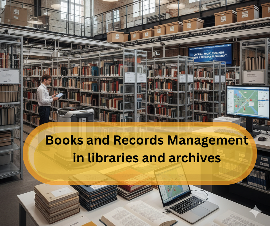 Books and Records Management  in libraries and archives