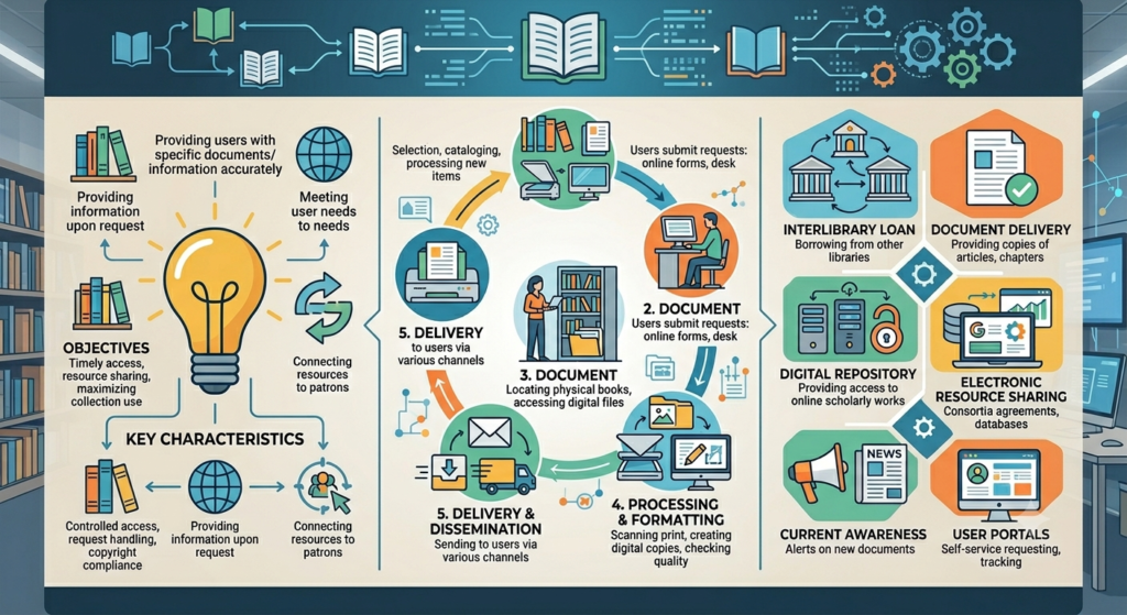 Document Distribution System in Library and Information Science: Concepts, Processes, and Services
