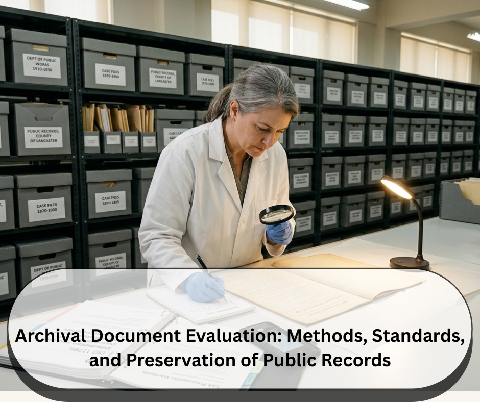 Evidential Value of Government Records and Administrative Documentation