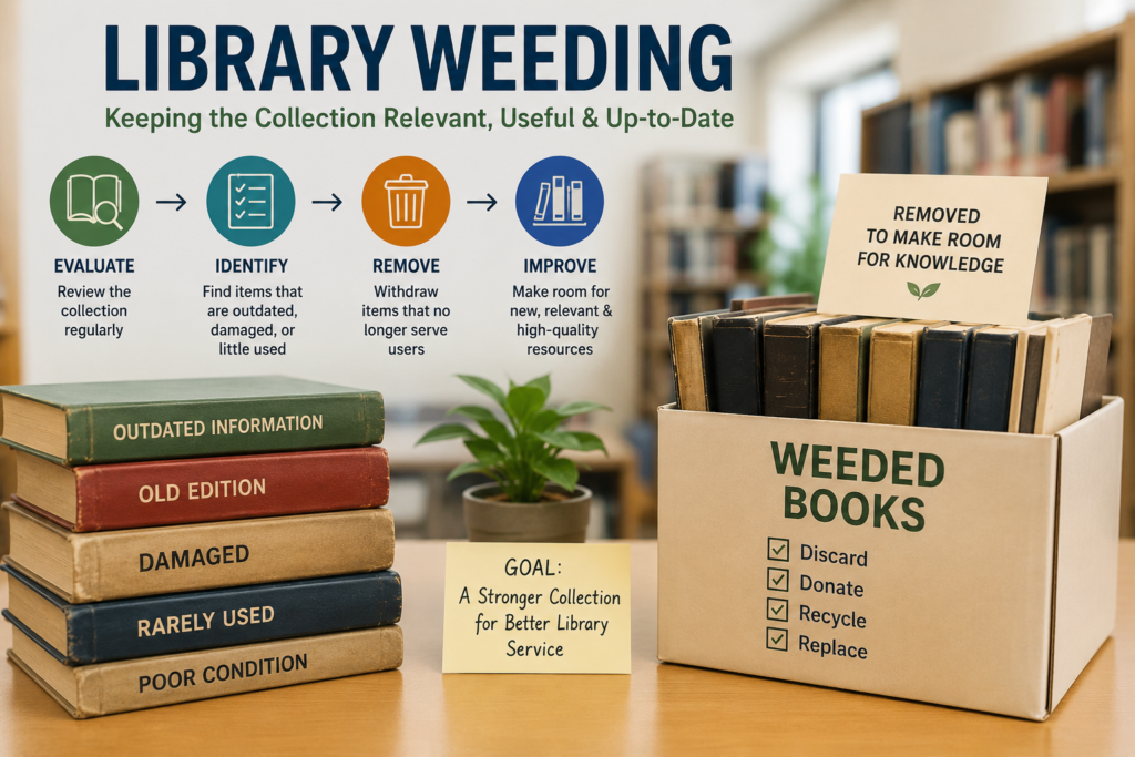 Library Weeding (Pruning): Concepts, Policies, Principles, and Methods